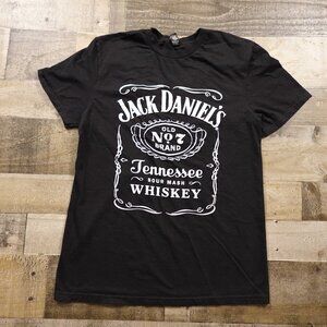 Jack Daniel’s Old No. 7 Graphic T-Shirt Women’s Medium Black Whiskey Logo Tee‎